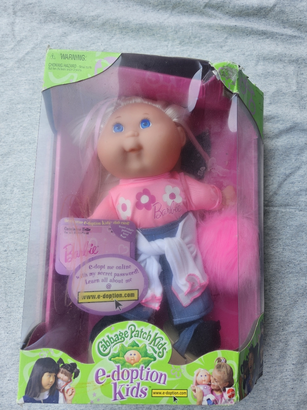 Barbie Cabbage Patch Kids E-Adoption Kids Pink Doll